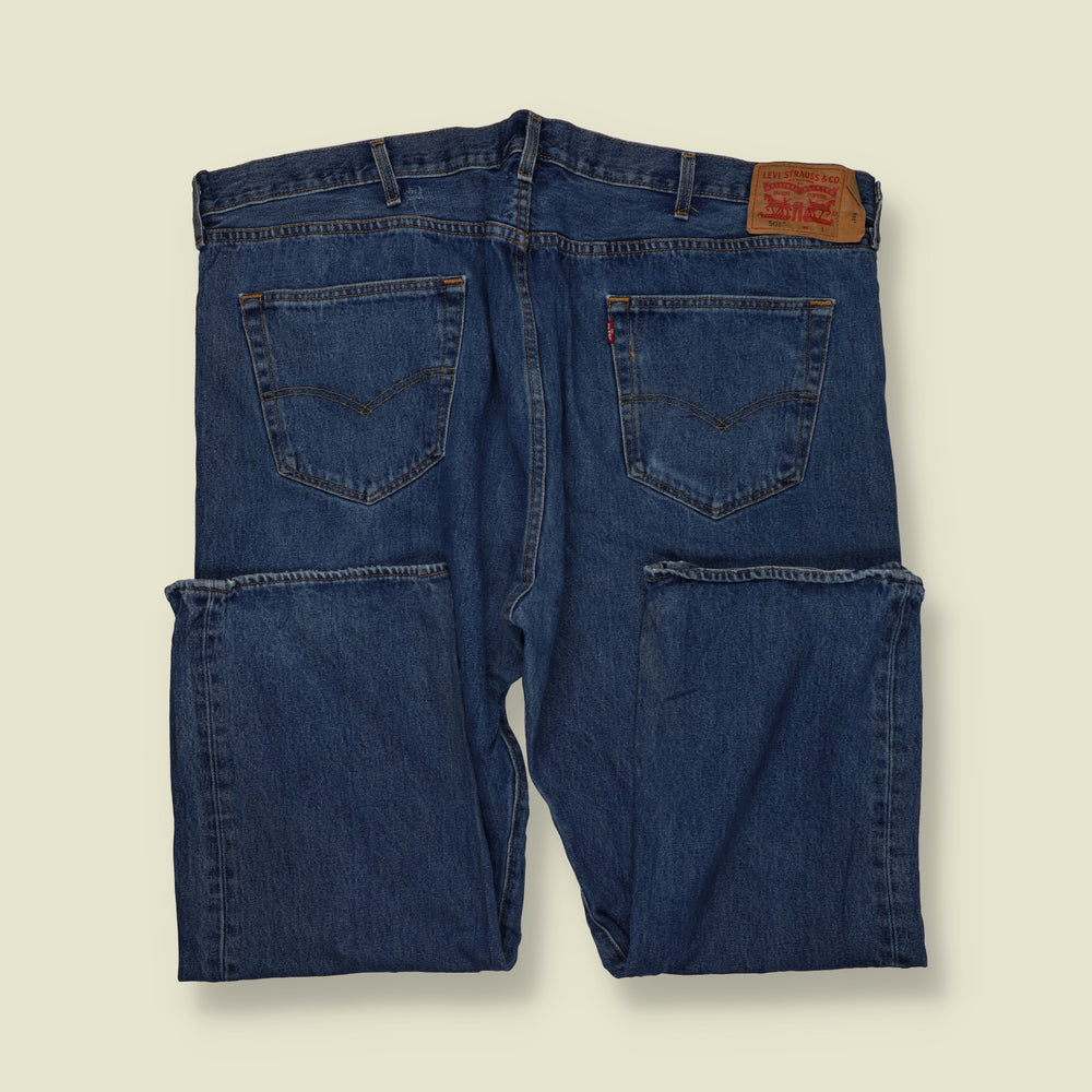 2000s | Levi's 501 Denim Jeans | Dark Blue - W50