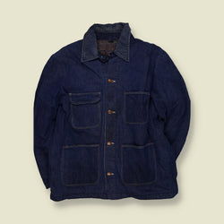 1970s | Wrangler Blue Bell | Denim Chore Coat | Blue - L