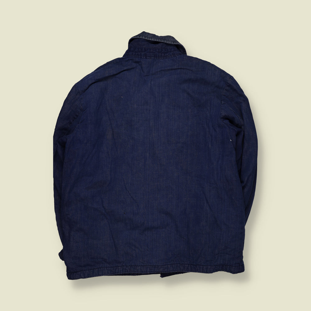 1970s | Wrangler Blue Bell | Denim Chore Coat | Blue - L