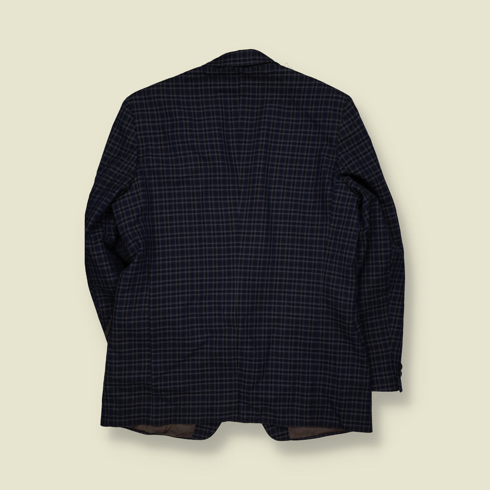 1970s | Becon | Check Blazer | Navy - S
