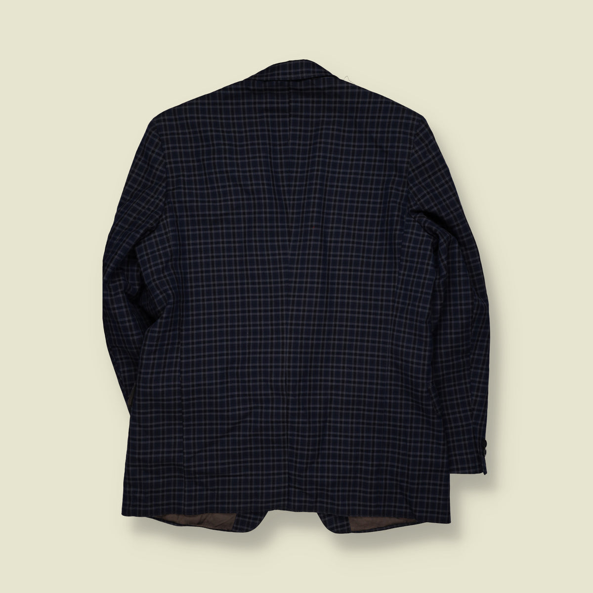 1970s | Becon | Check Blazer | Navy - S