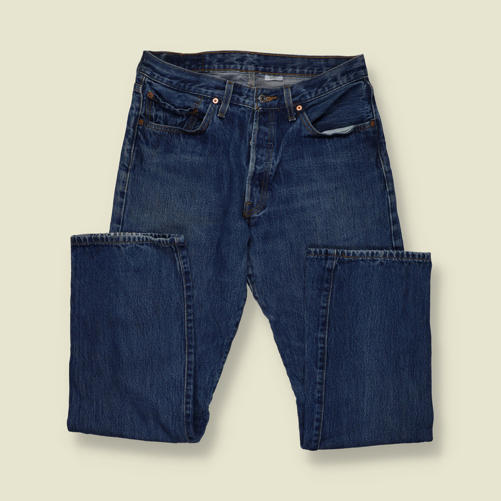 2000s | Levi's 501 Denim Jeans | Blue - W32