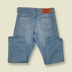 2000s | Levi's 501 Denim Jeans | Light Blue - W34