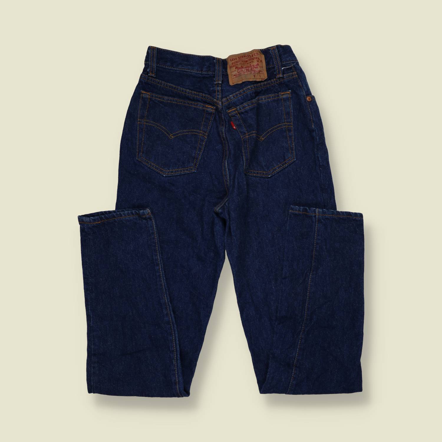 1980s | Levi's | Dark Indigo 501 Straight Leg Jeans - Made in USA - w24