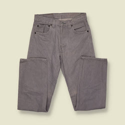 1980s-90s | Levi's | Grey 501 Straight Leg Jeans - Made in USA - w28