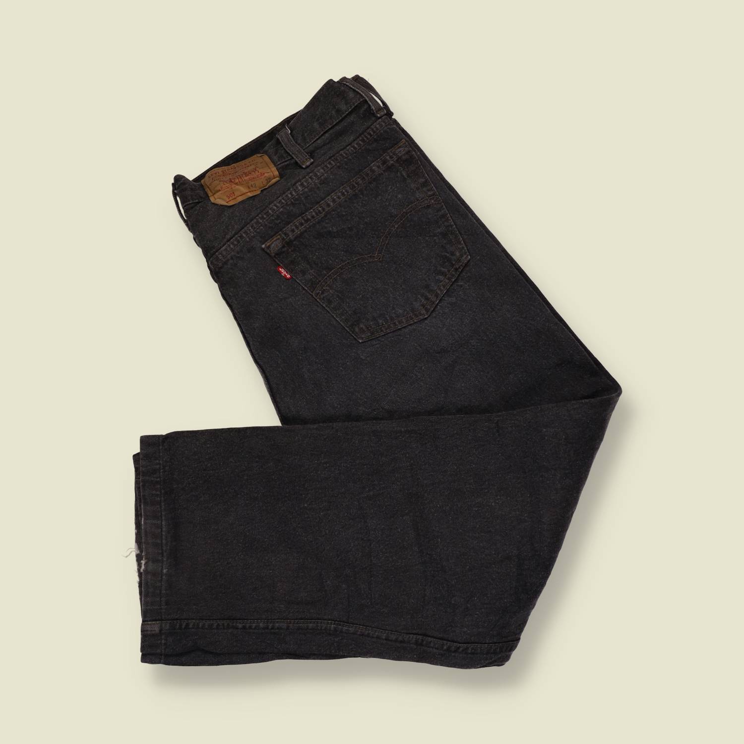 1980s-90s | Levi's | Black 501 Straight Leg Jeans - Made in USA - w40