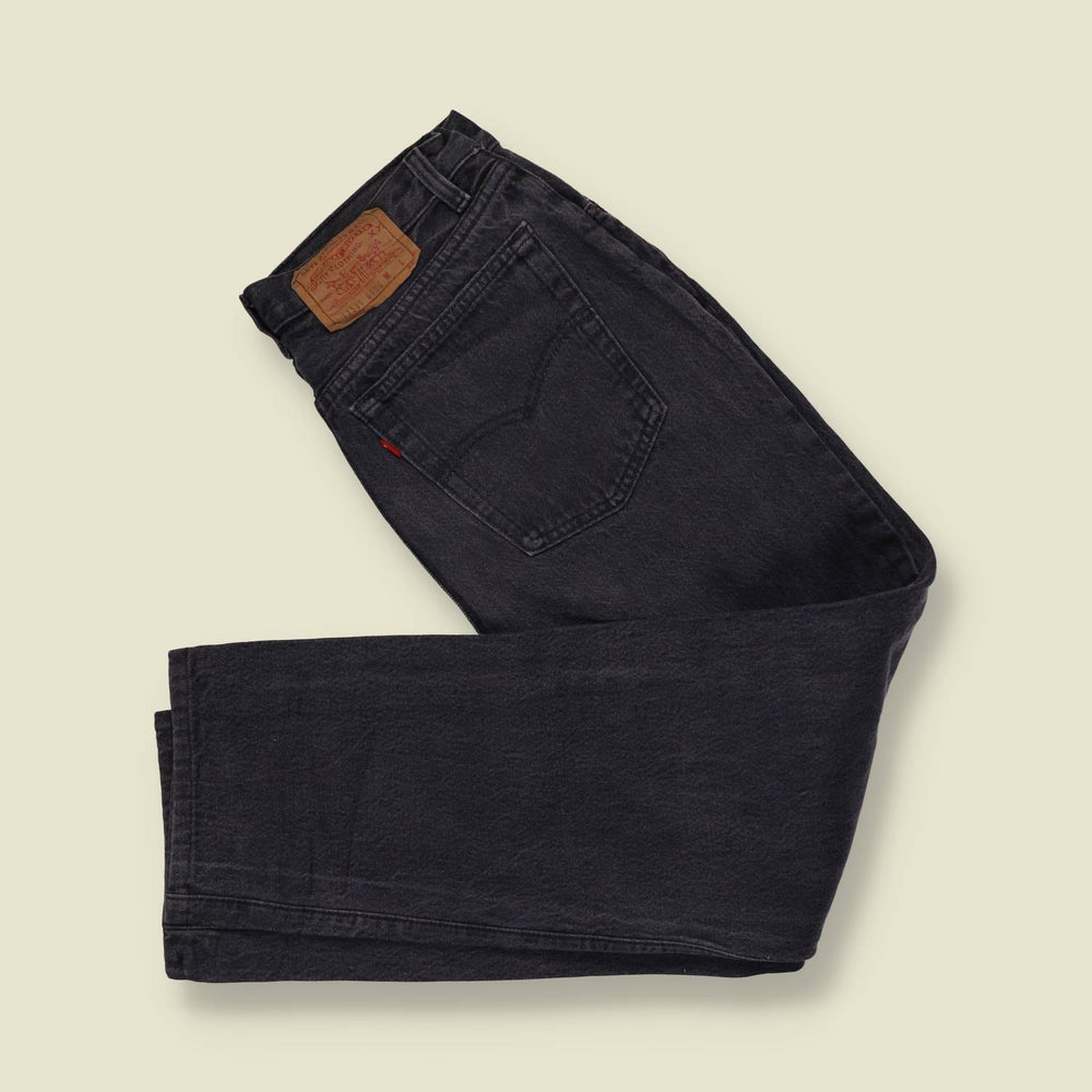 1980s-90s | Levi's | Black 501 Straight Leg Jeans - Made in USA - w30
