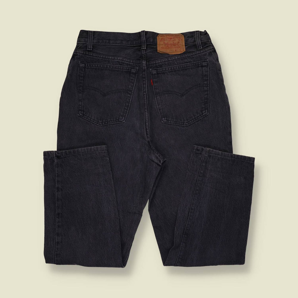 1980s-90s | Levi's | Black 501 Straight Leg Jeans - Made in USA - w30