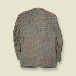 1990s | Tasmania | Multi-Check Two-Button Blazer - Made in Italy - XXS