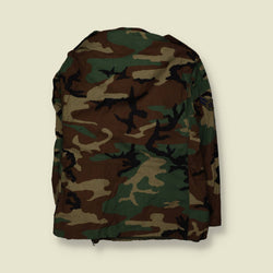 1990s | Woodland Camo M65 Field Jacket - U.S. Air Force Issued - XL