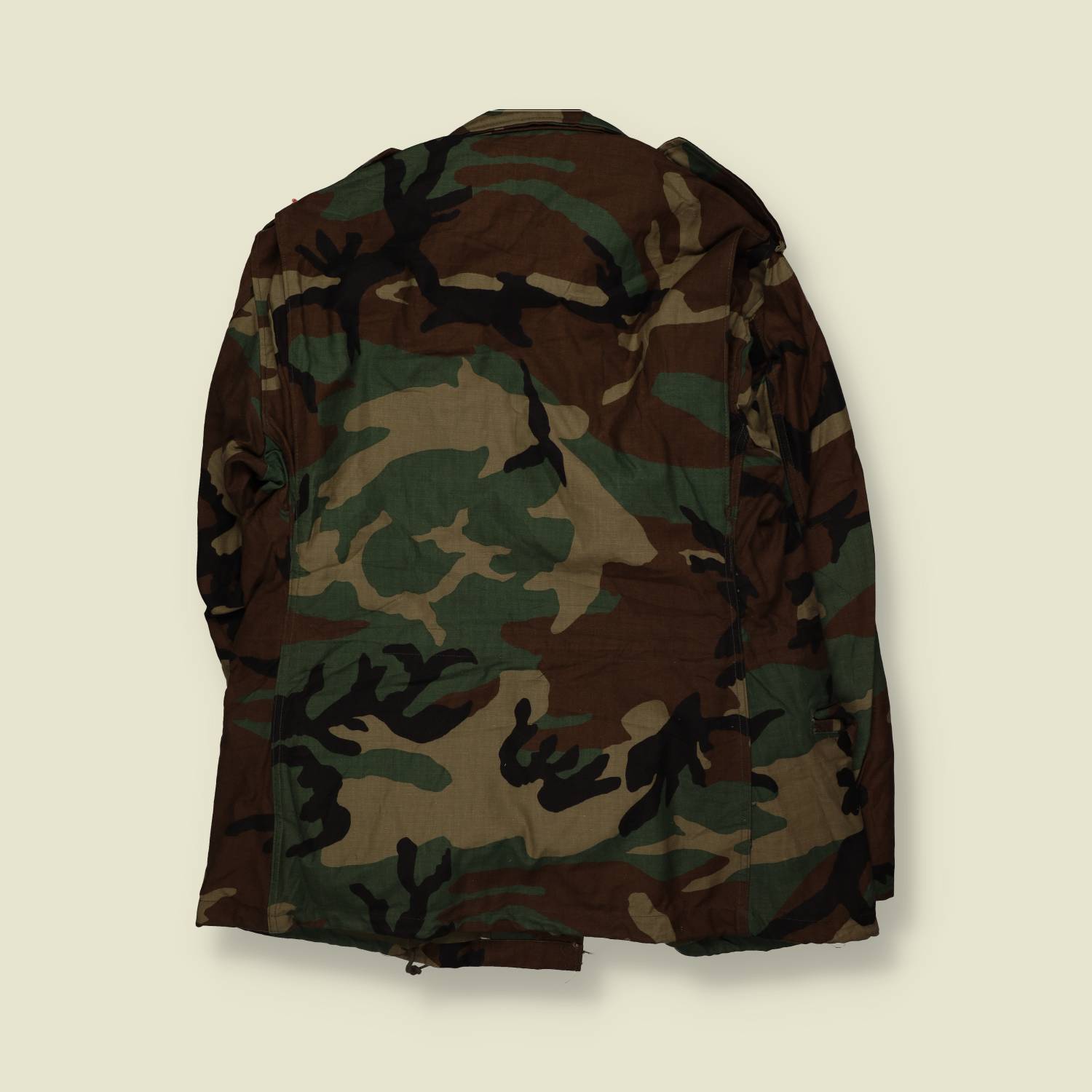 1990s | Woodland Camo M65 Field Jacket - L