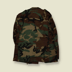 1990s | Woodland Camo M65 Field Jacket - L