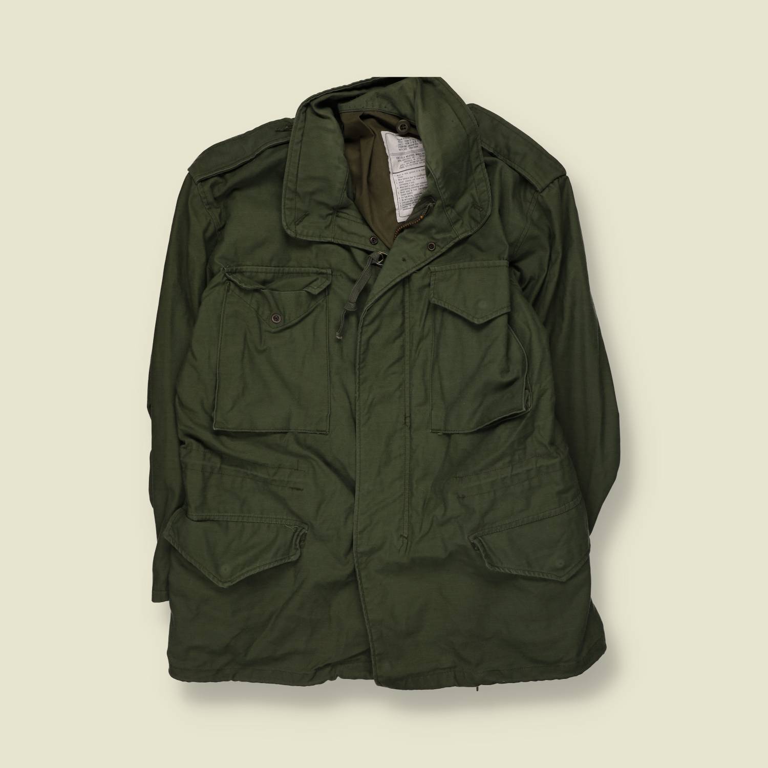 2000s | Alpha Industries | Olive Drab M65 Field Jacket - L