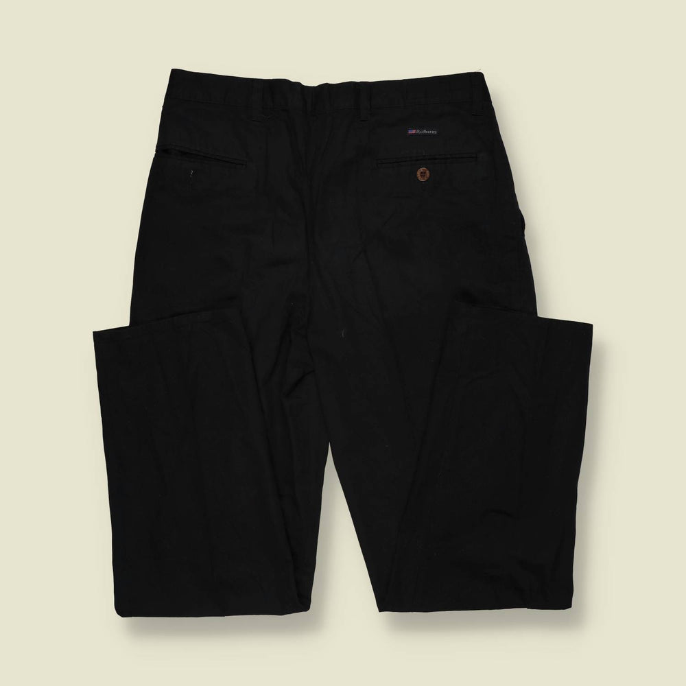 1990s | Roy Rogers | Black Pleated Trousers - w34