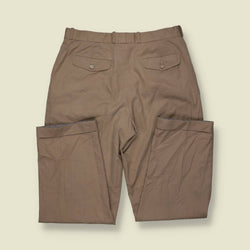 1990s | Lacoste | Stone Pleated Cotton Trousers - w34