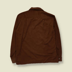 1970s | Sears | Loop Collar Shirt | Brown - M