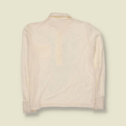 1970s | TGL | Long Sleeve Polo | Cream - M