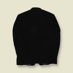 1990s | Velvet Blazer | Black - S