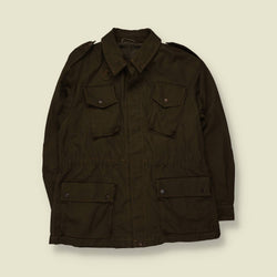 1970s | Italian Field Jacket | Olive - XS