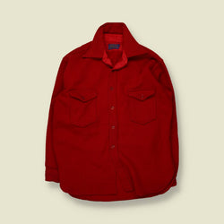 1970s | Pendleton | Wool Overshirt | Red - XL