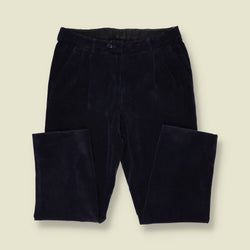 1980s | Ethimo | Corduroy Trousers | Navy - w32