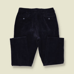 1980s | Ethimo | Corduroy Trousers | Navy - w32