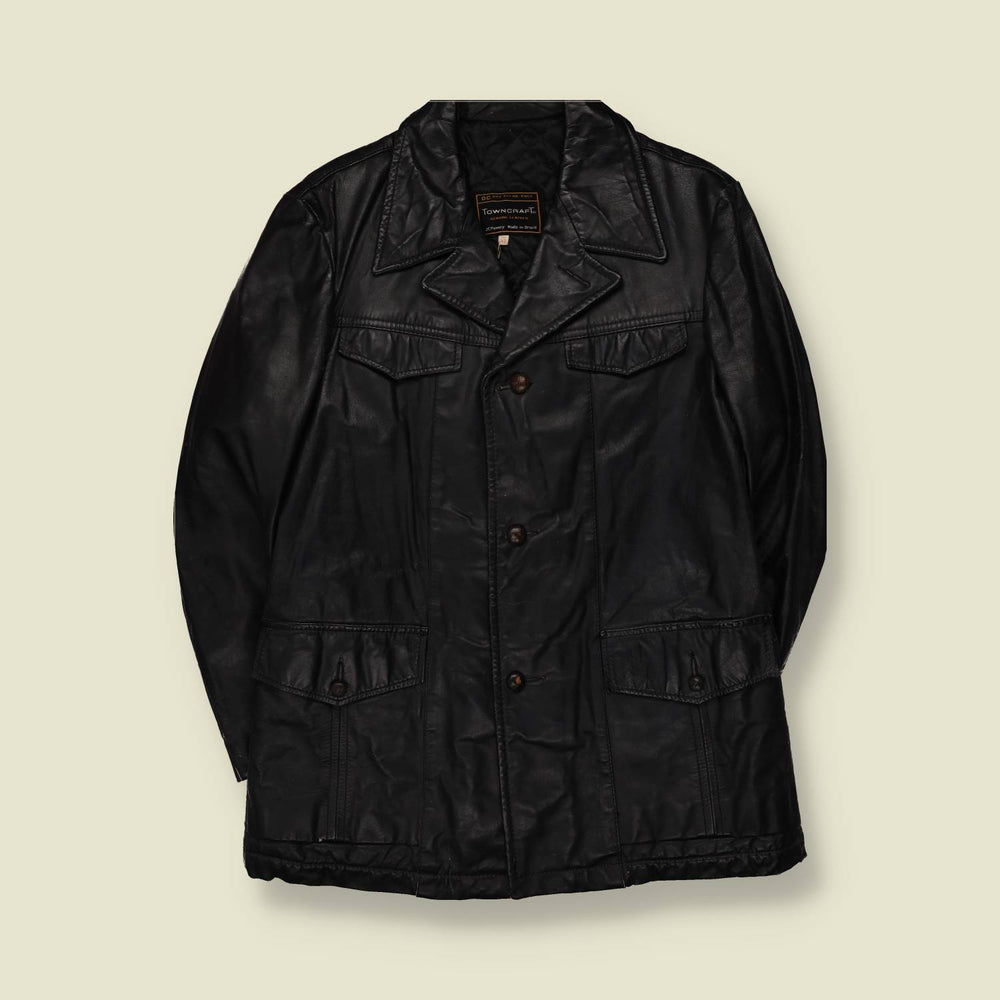 1960s | Towncraft | Leather Jacket | Black - S