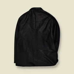 1990s | Leather Jacket | Black - XL