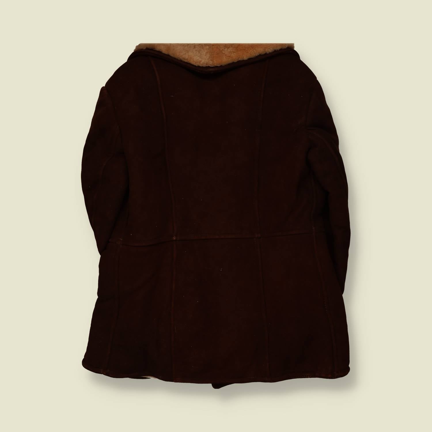 1960s | Sheepskin Coat | Brown - XL