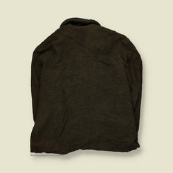 1960s | Wool Zip Coat | Brown - 4XL