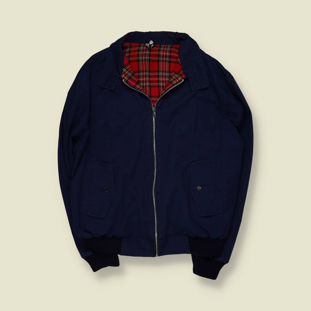 1980s | Made In England Harrington Jacket | Navy - L