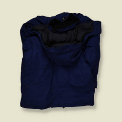 1990s | Eddie Bauer | Puffer Coat | Navy - XL