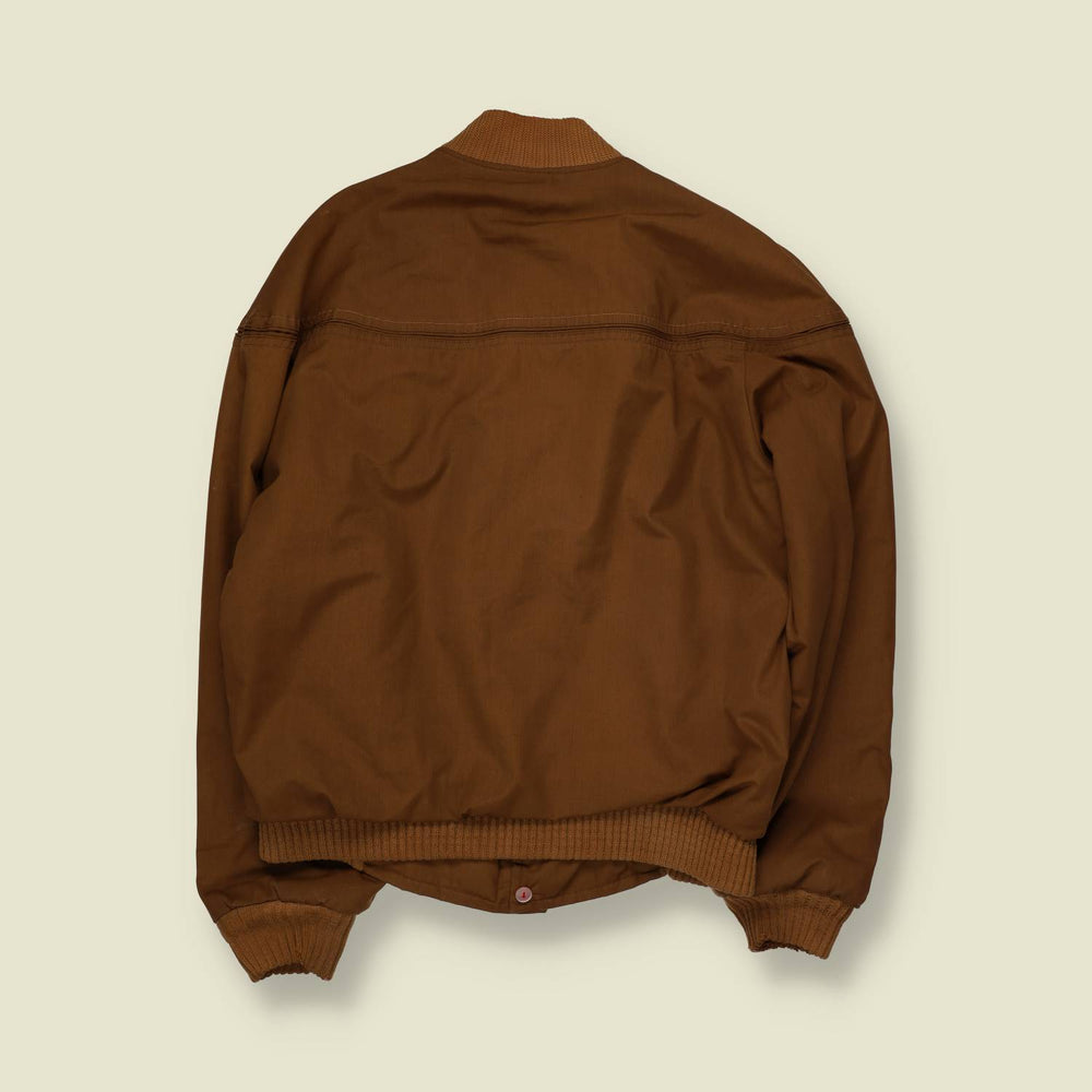 1960s | Campus | Bomber Jacket | Brown - M