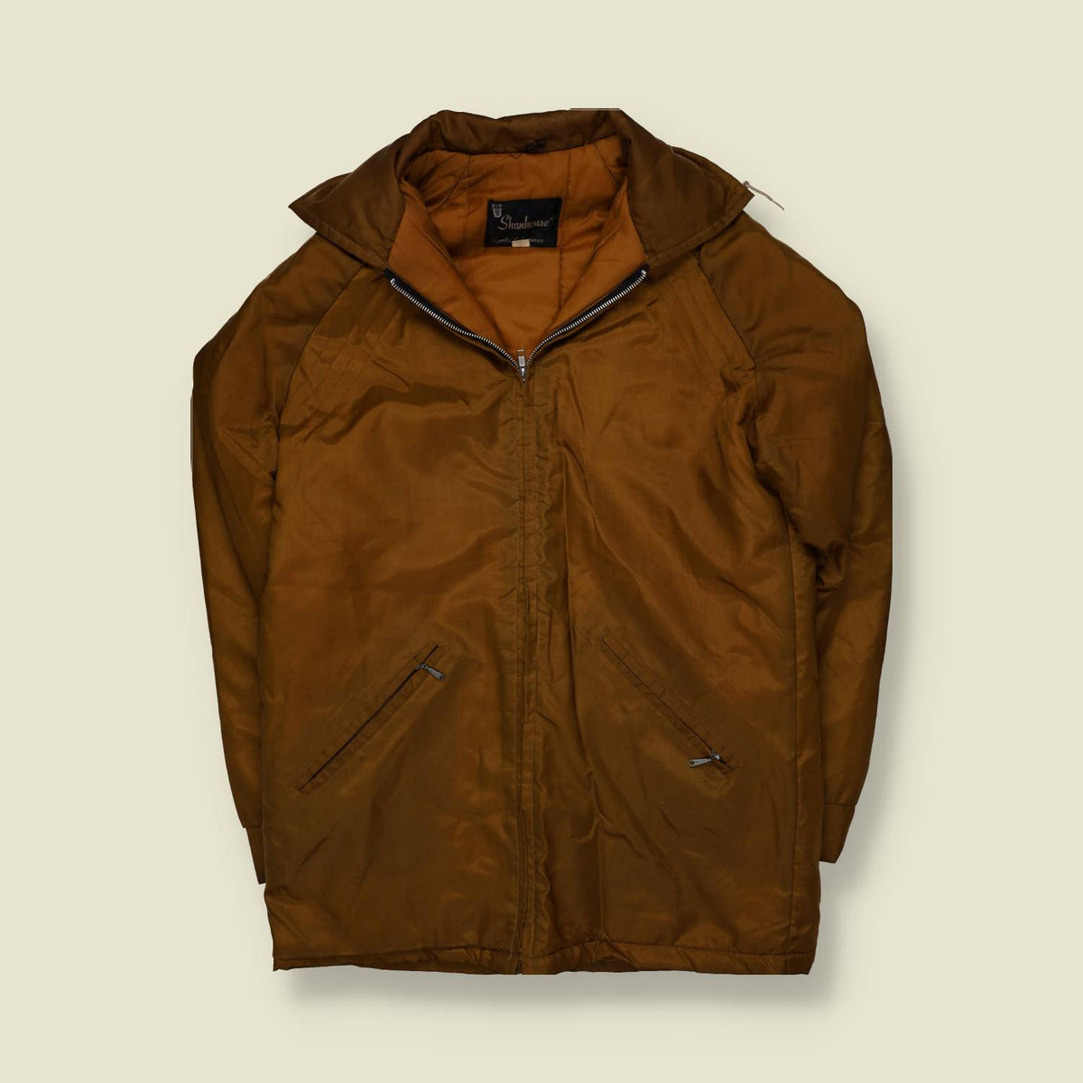 1950s-60s | Shorehouse | Nylon Outdoor Jacket | Brown - L