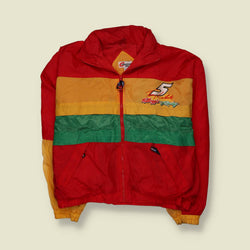 1990s | Competitor's View | Kellogg's Racing NASCAR Nylon Jacket | Red, Yellow & Green - 3X: