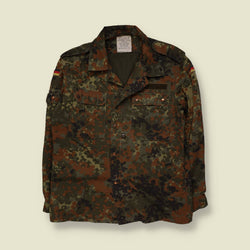 1992 | Bundeswehr | Flecktarn Field Shirt | Green & Brown - S