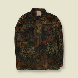 1997 | Bundeswehr | Flecktarn Field Shirt | Green & Brown - S