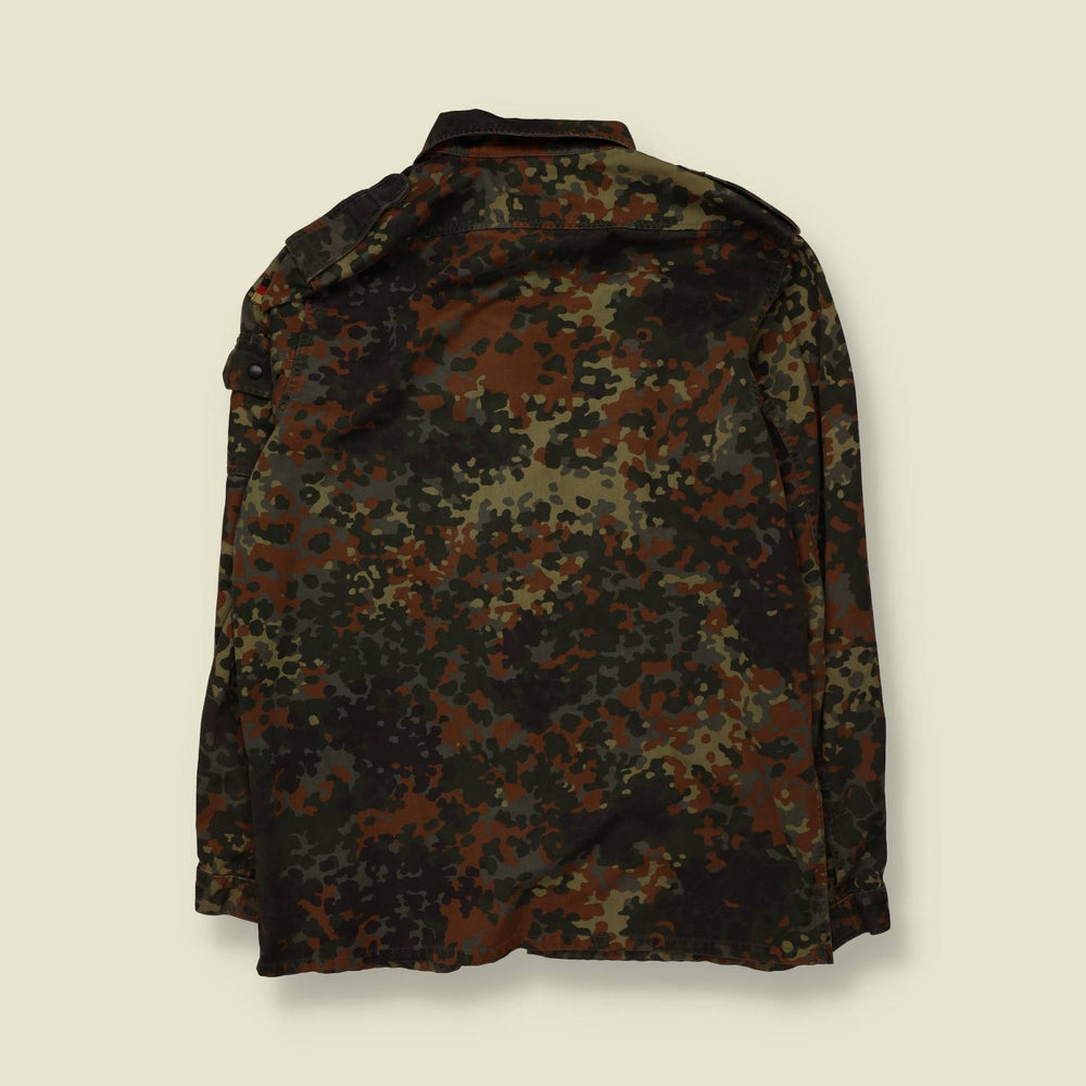 1997 | Bundeswehr | Flecktarn Field Shirt | Green & Brown - S