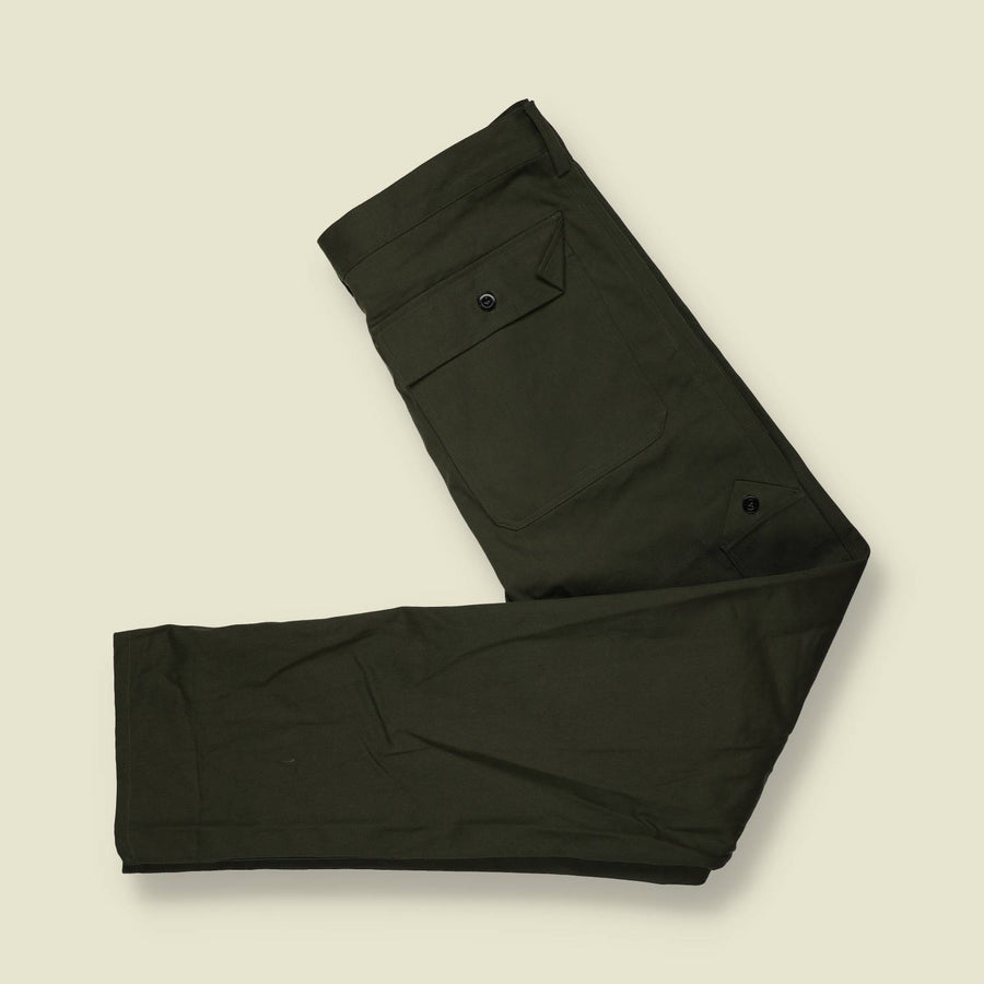 1990s | Military Cargo Trousers | Olive - w36