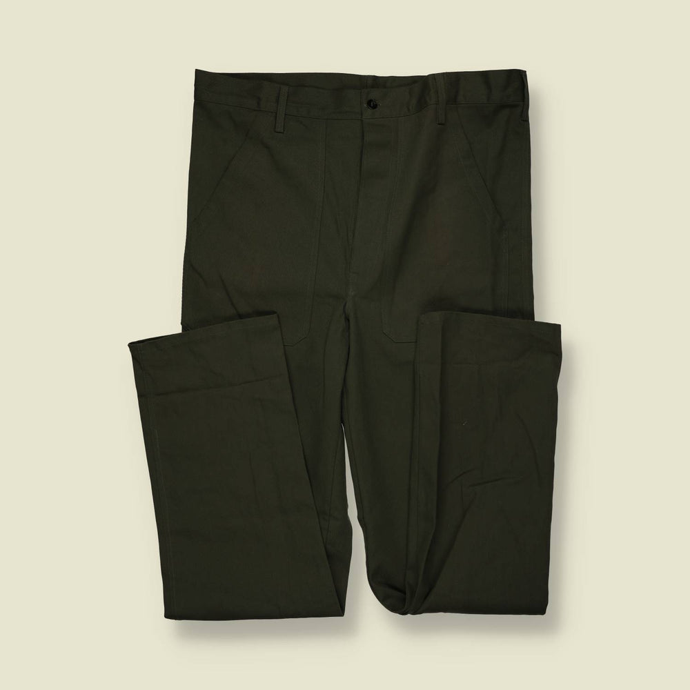 1990s | Military Cargo Trousers | Olive - w36