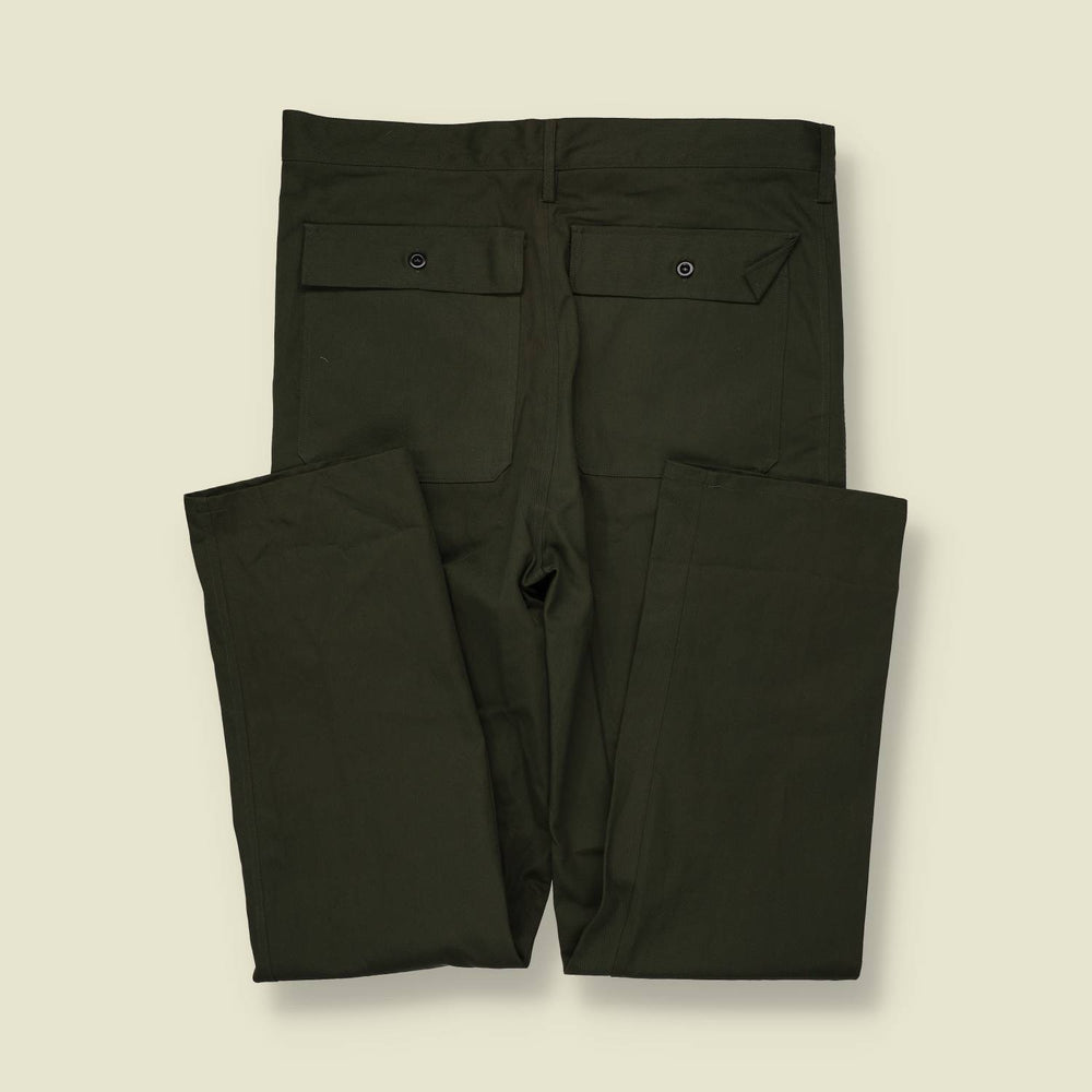 1990s | Military Cargo Trousers | Olive - w36