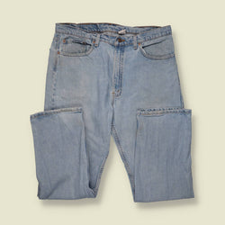 1980s | Levi’s | Made In USA 505 Jeans | Light Blue - w38