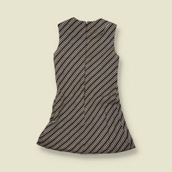 1960s | Juan Leslie | Two Piece Jacket & Dress Set | Brown & Cream - 6