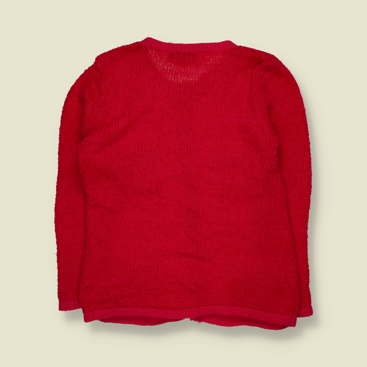 1970s | Tally Ho | Gold Button Knit Cardigan - Size 10