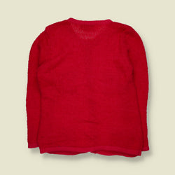 1970s | Tally Ho | Gold Button Knit Cardigan - Size 10