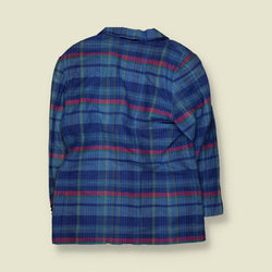 1980s | The Limited | Plaid Blazer | Blue - 18