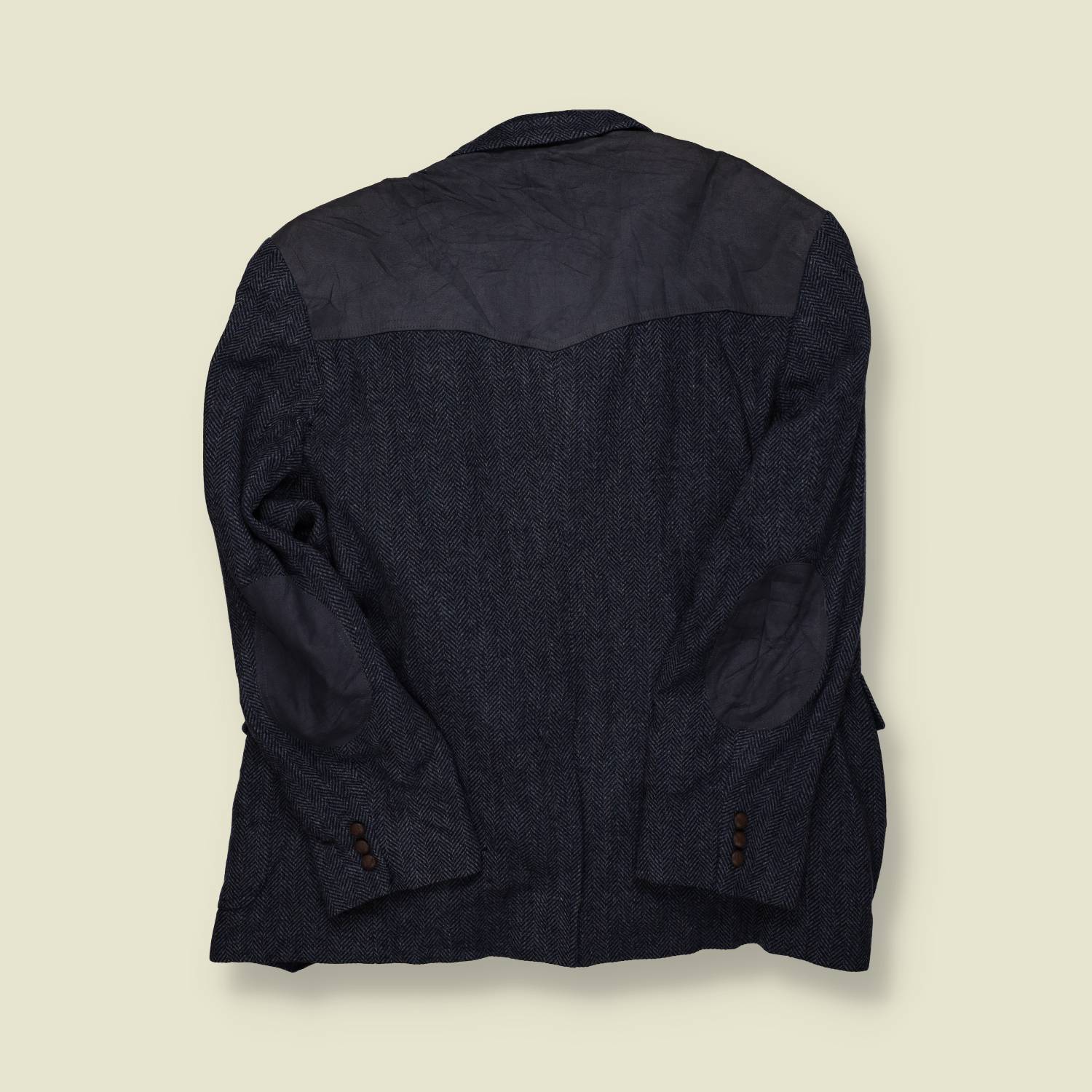 1990s–2000s | Pendleton | Wool western blazer | Herringbone | Made in USA – XXL