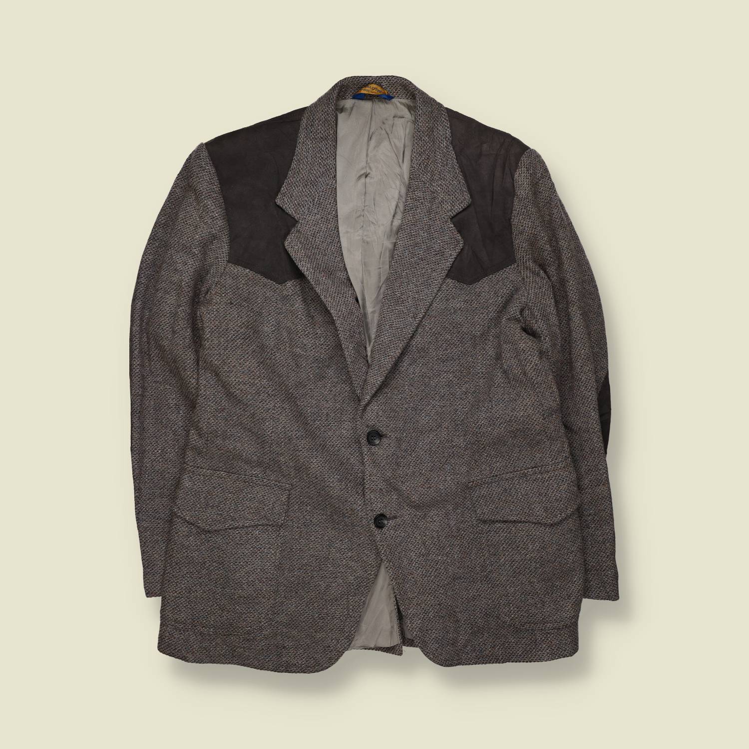 1970s | Pendleton | Wool Western Blazer | Herringbone | Made in USA – M