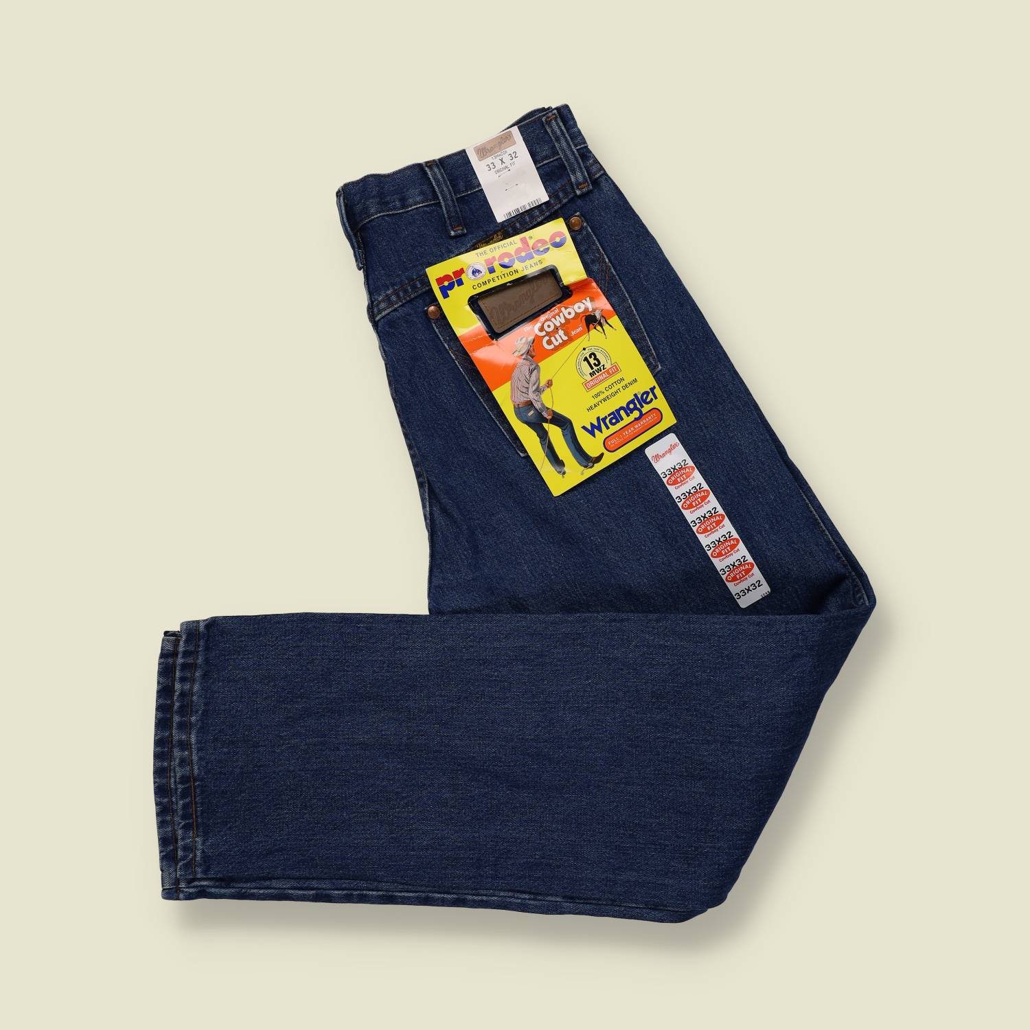 1990s | Wrangler | Pro Rodeo | Deadstock | Cowboy Cut Jeans | Made in USA – w33