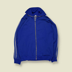 1970s | Track Jacket | Zip Front | Royal Blue – M